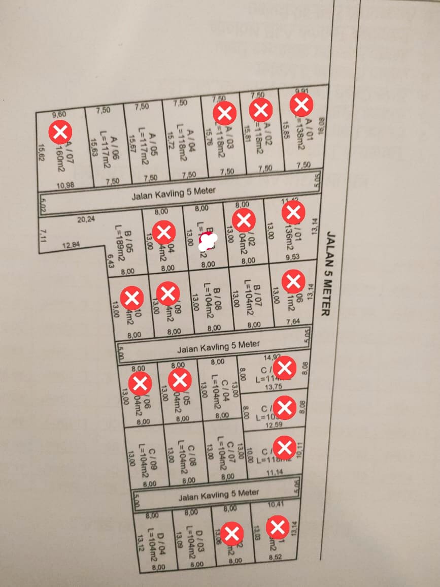 Dijual cepat tanah kavling murah