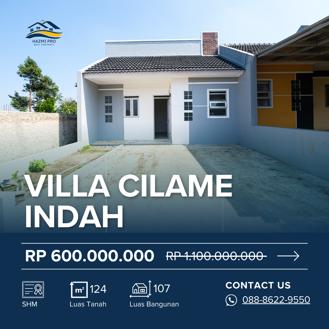 Jual Cepat Rumah di Villa Cilame Indah