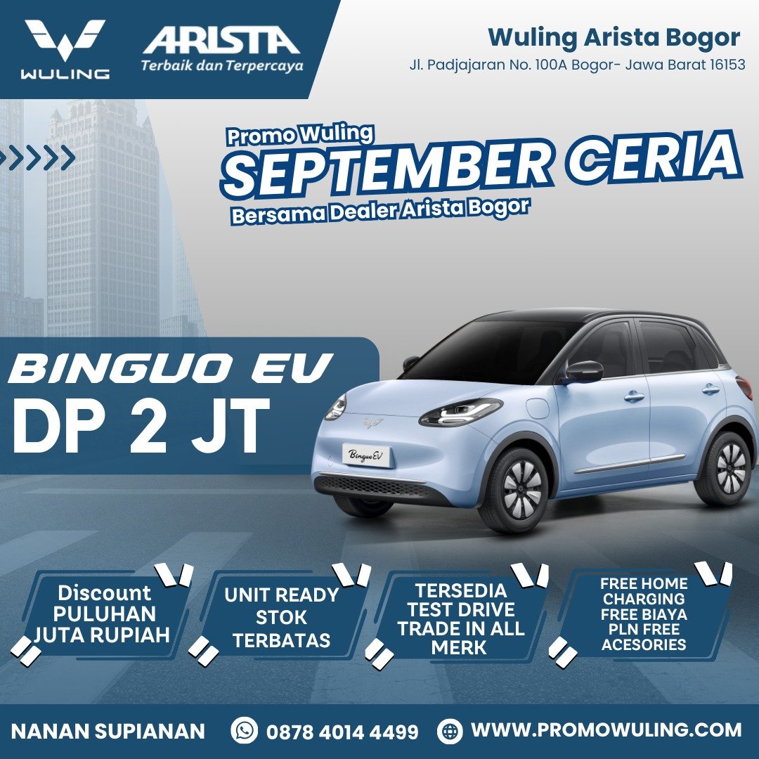 Promo Wuling Dp Rendah Angsuran Ringan