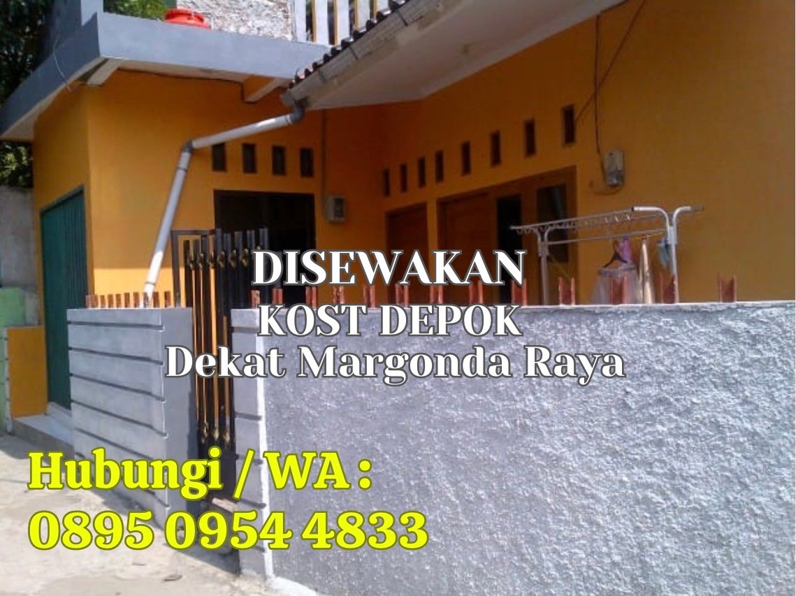 Rumah Petakan/Kost Margonda Depok Strategis Jalan 1 Mobil