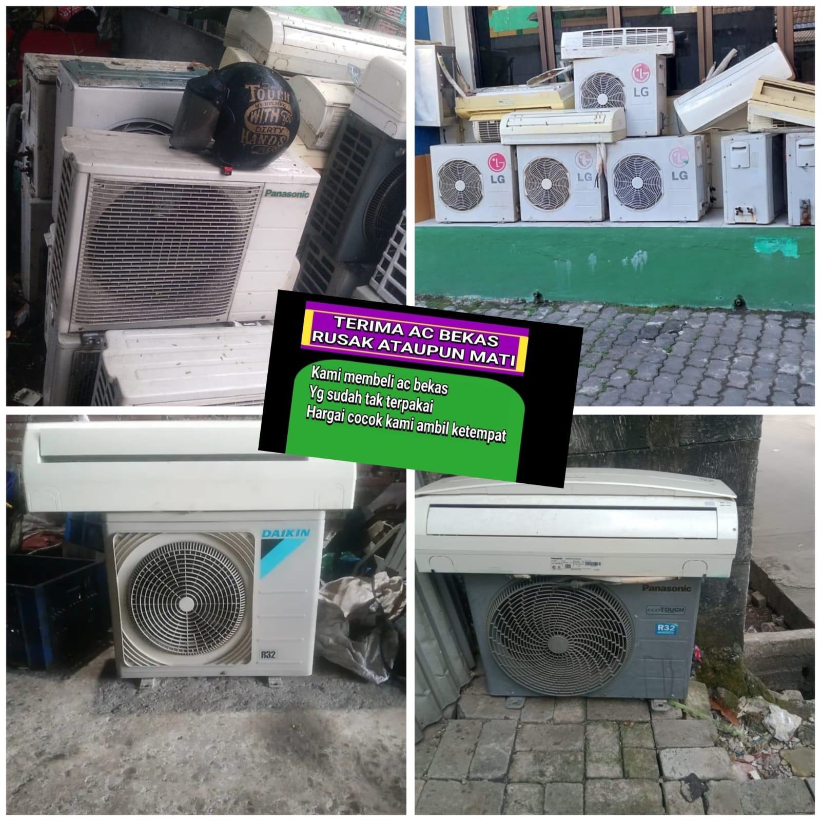 MENERIMA AC BEKAS MATI DIKONDISI APAPUN