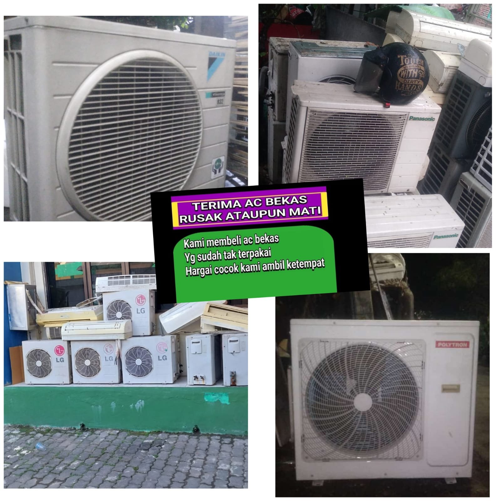 MENERIMA AC BEKAS MATI DIKONDISI APAPUN