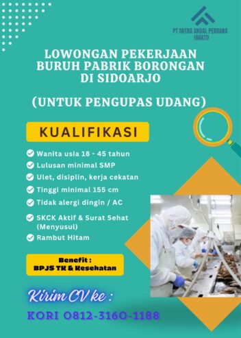 Tenaga Kupas Udang