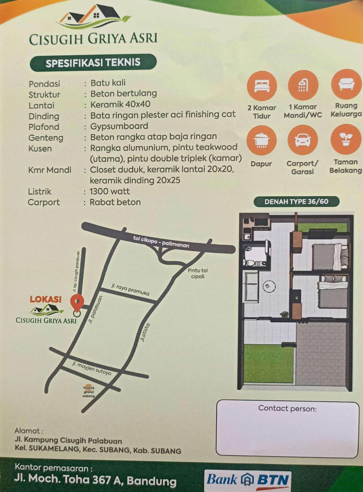 Dijual Rumah all in hanya 1jt