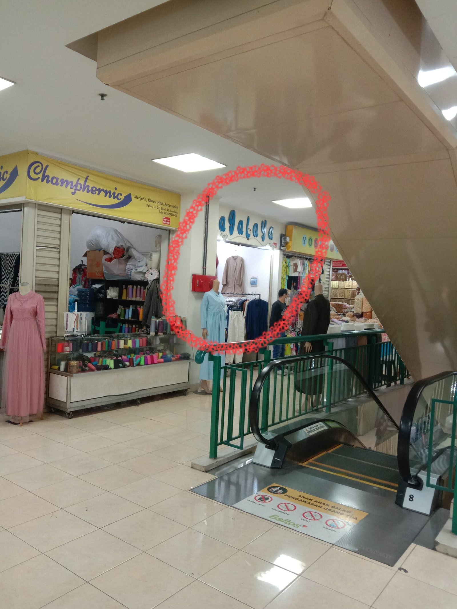 Jual cepat lapak di jalur utama baltos taman sari bandung