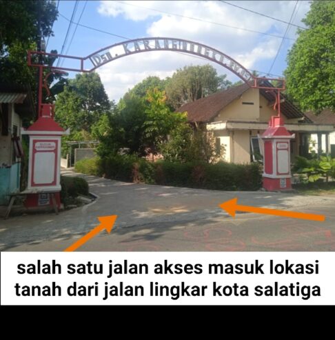Dijual tanah SHM LT 725 Desa Wisata pinggir kota Salatiga