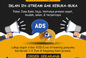 Jasa menyelesaikan Jam Tayang Iklan in-stream Facebook Pro