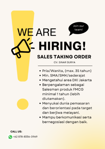 Sales Taking Order