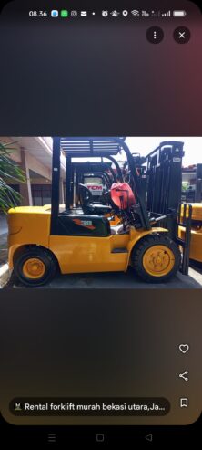 Rental Forklift Sumarecon Bekasi 24 jam