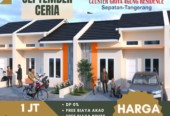 Perumahan komersil CLUSTER termurah di tangerang sepatan