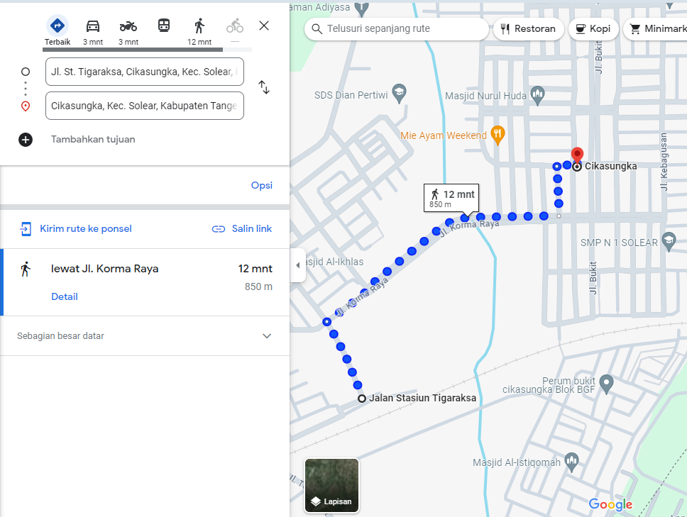 DIJUAL CEPAT Rumah 3 lantai dekat stasiun tiga raksa