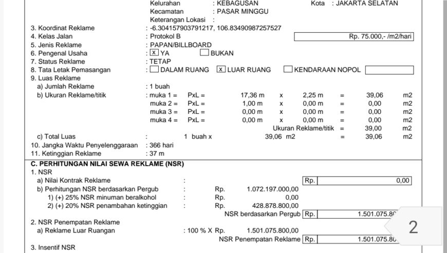 Jasa pajak reklame dan izin reklame