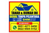 DIJUAL CEPAT tanah dan bangunan 2 lantai tinggal finishing