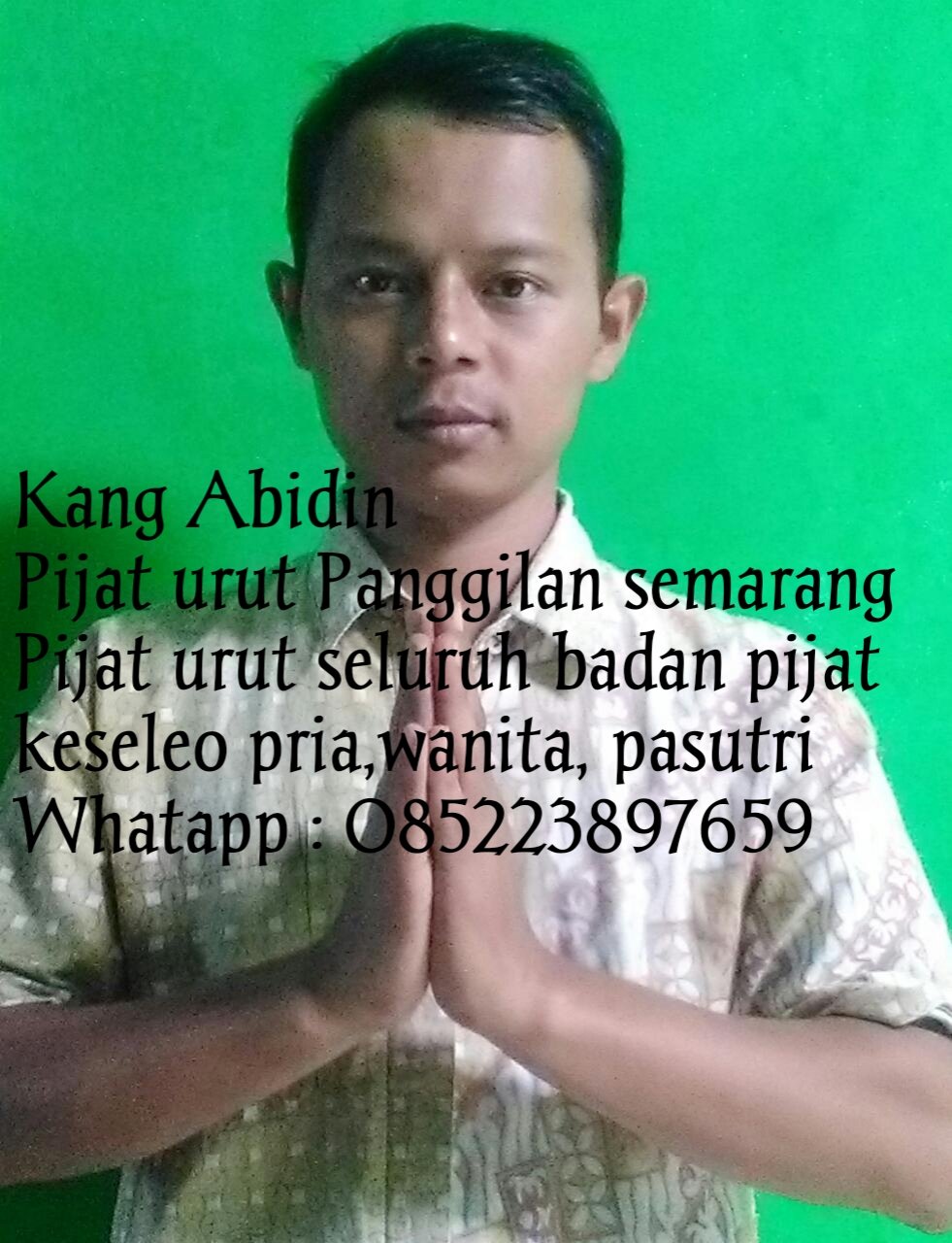 Nikmati pijat panggilan di kota semarang murah 24 jam