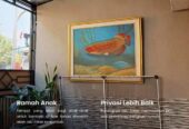 Jual rumah di gang full dengan perabot