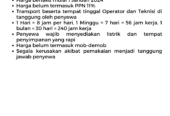 SEWA MESIN SHOTBLAST S320E110R