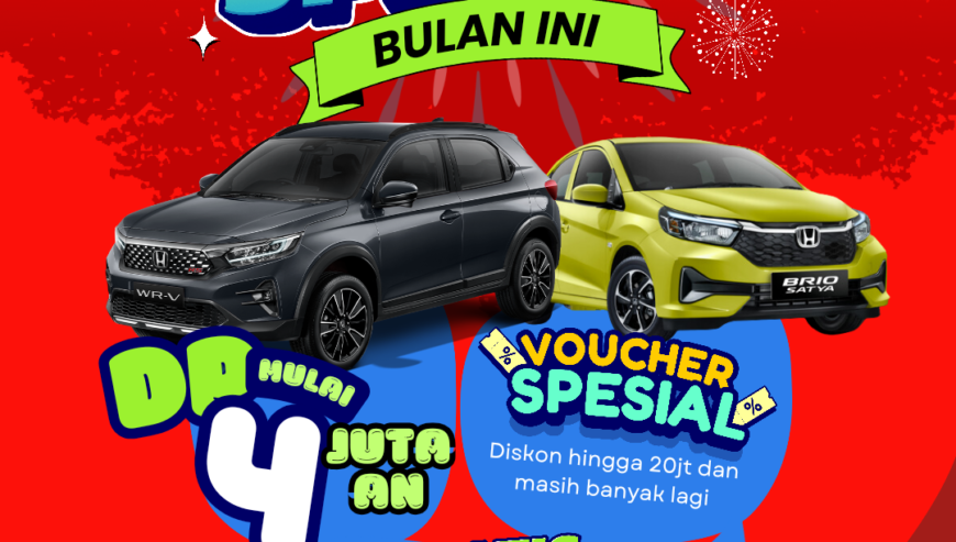 Promo Diskon Bulan Oktober Mobil Honda