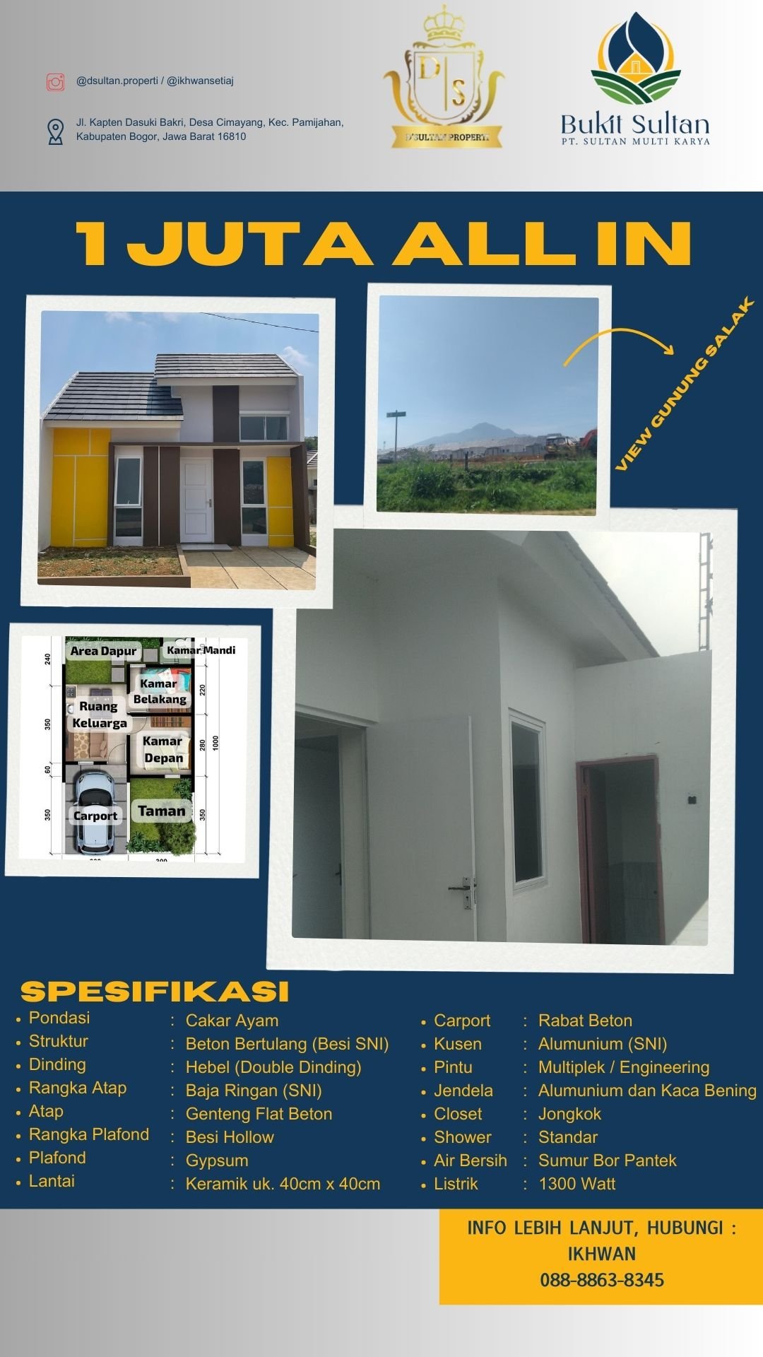 PERUMAHAN SUBSIDI BUKIT SULTAN TAHAP 2