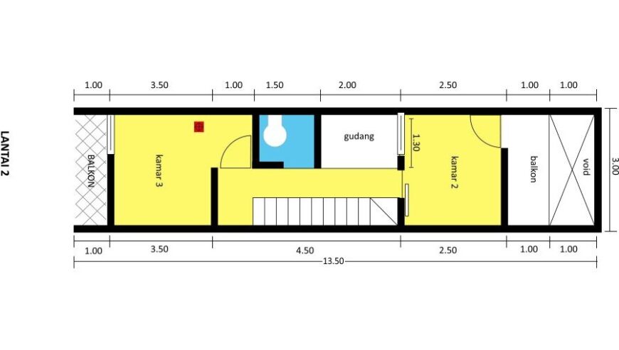 Dijual rumah 1/2 Jadi di Cempaka Putih – Jakarta Pusat