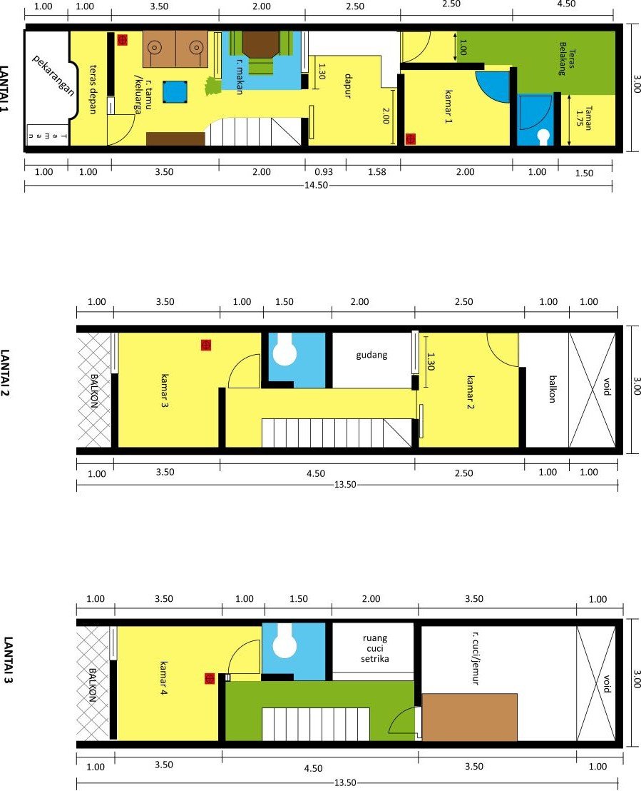 Dijual rumah 1/2 Jadi di Cempaka Putih – Jakarta Pusat