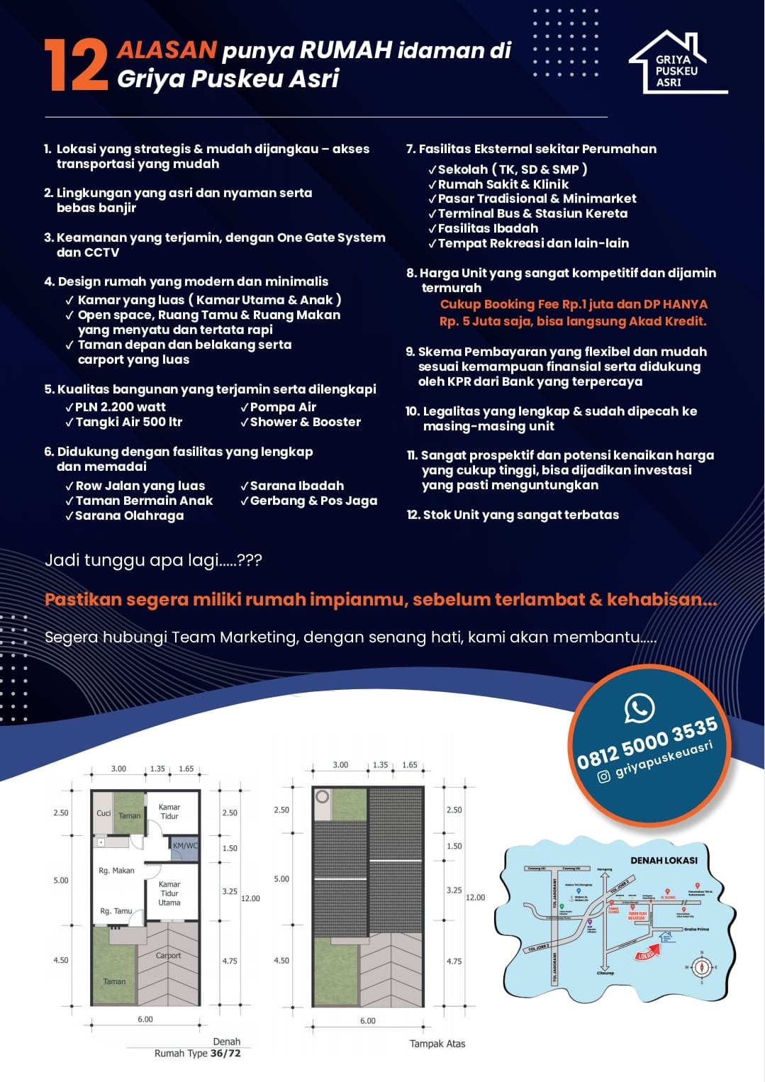 Rumah minimalis harga ekonomis
