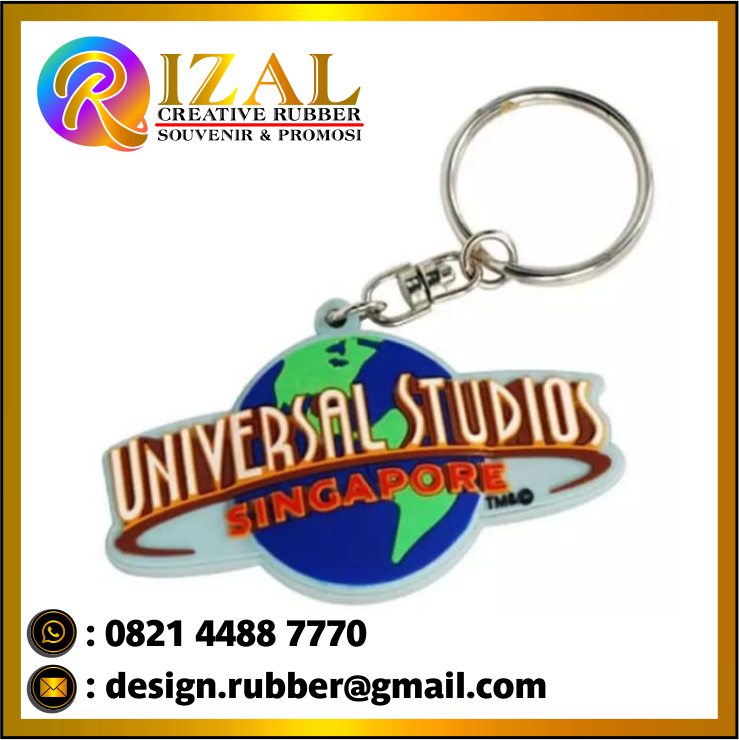 Gantungan kunci karet