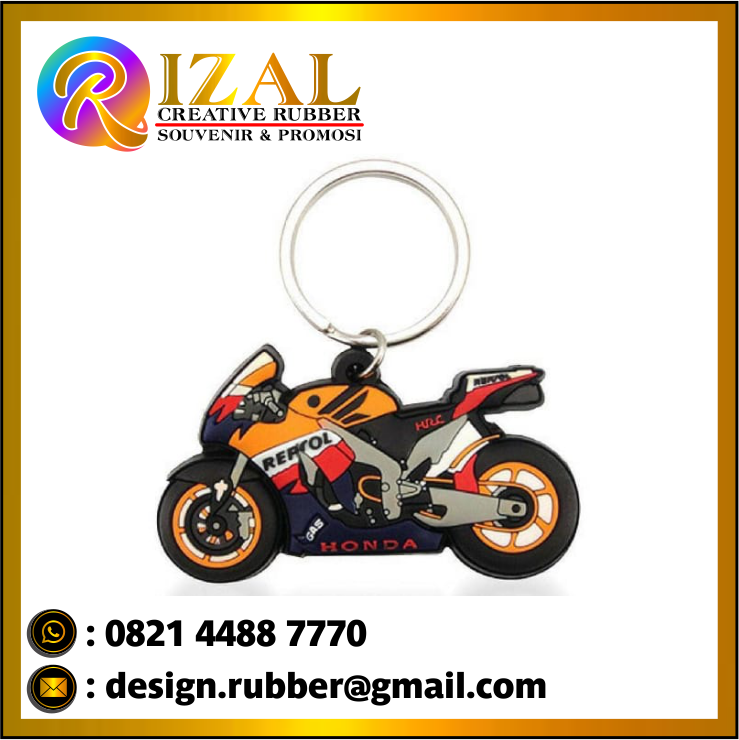 Gantungan kunci karet