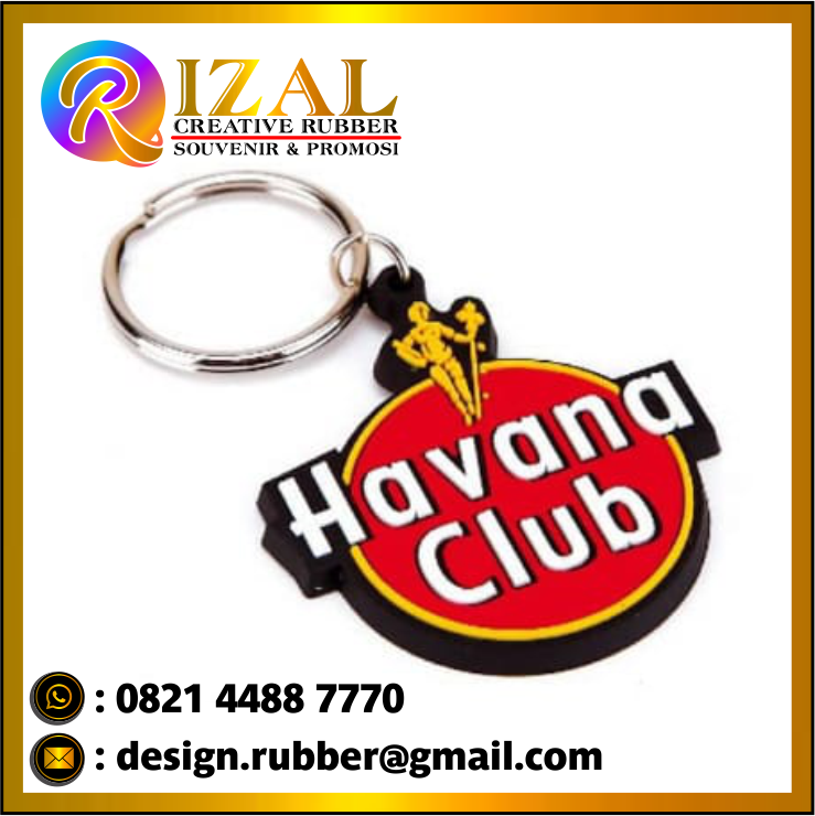 Gantungan kunci karet