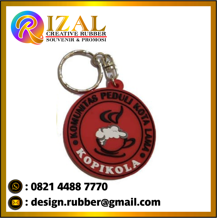 Gantungan kunci karet