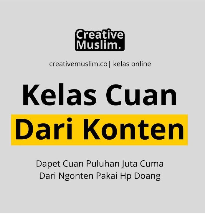 Dapat Cuan Dari Konten