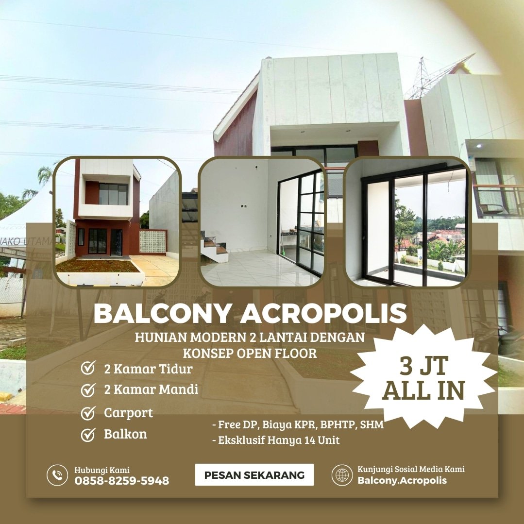 Rumah 2 Lantai bangunan baru