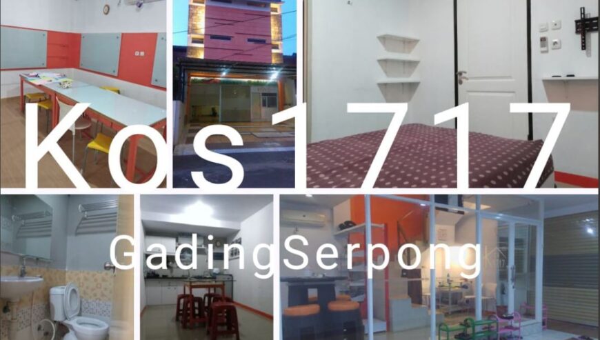 Kos dekat Penabur Gading Serpong Mall SMS Binus UMN Matana