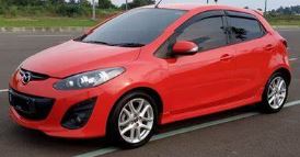Mazda2 2011 Merah 86rb Km Tangan1 Ex.wanita