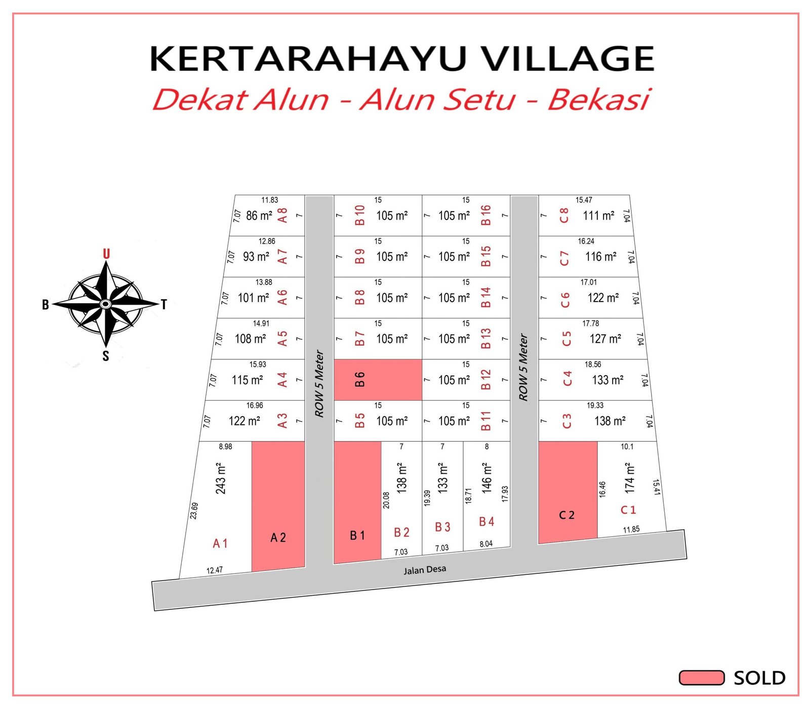 Tanah Kavling Kertarahayu Village