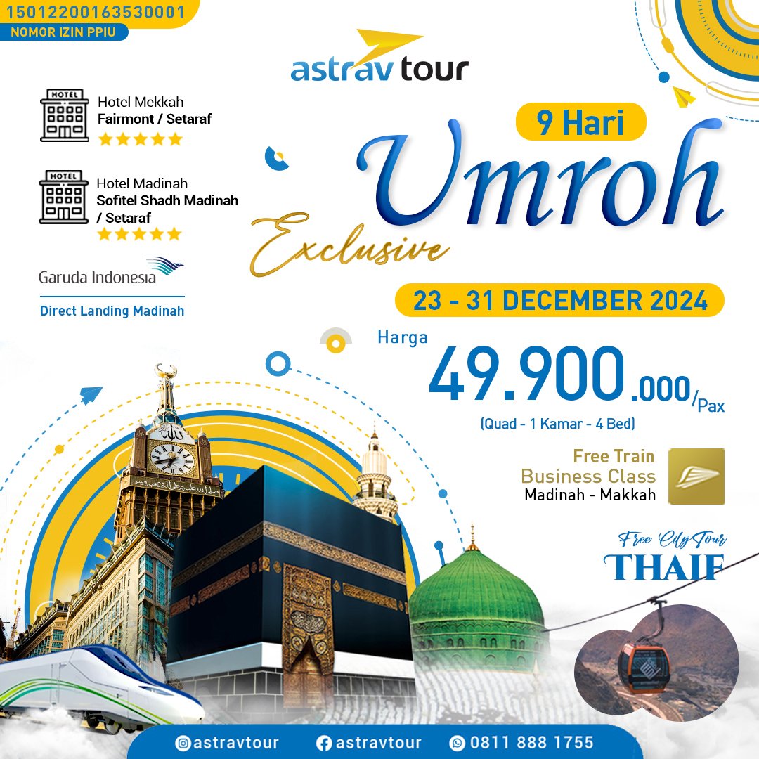 UMROH EXCLUSIVE WITH ASTRAV TOUR
