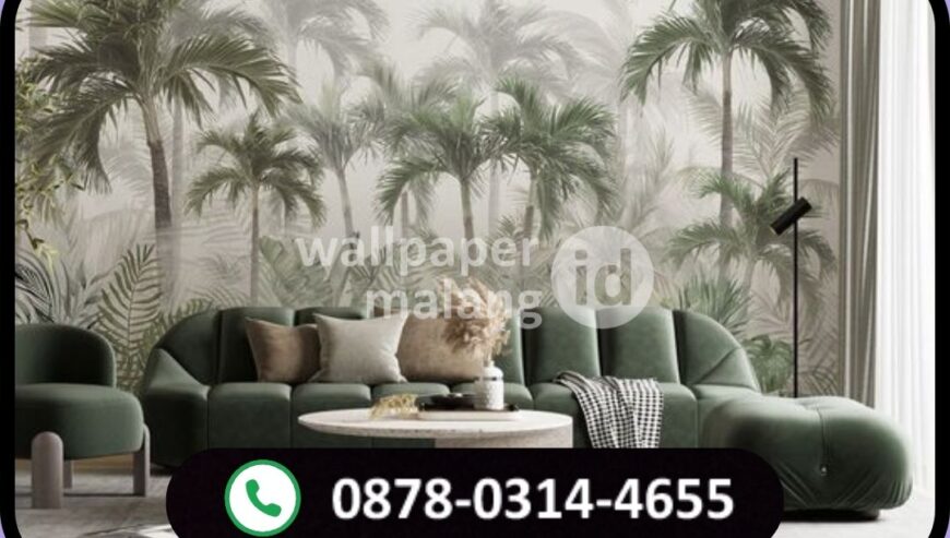 jual wallpaper custom rainy forest