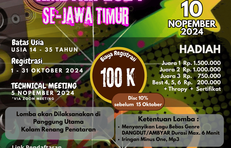 LOMBA MENYANYI DANGDUT JAWA TIMUR