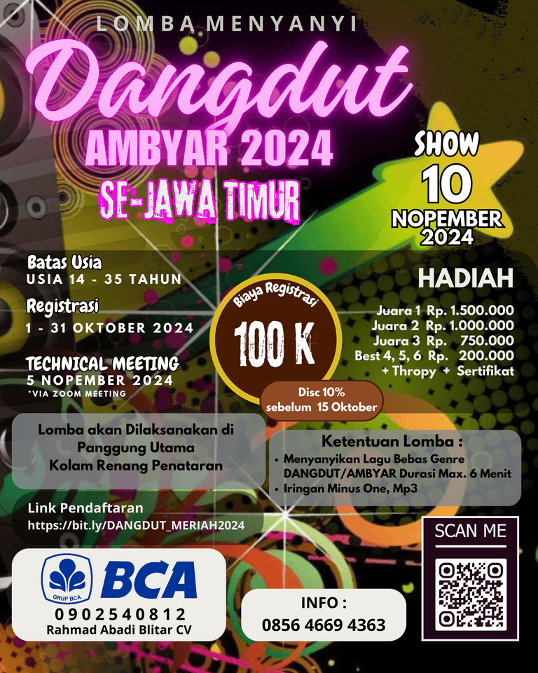 LOMBA MENYANYI DANGDUT JAWA TIMUR