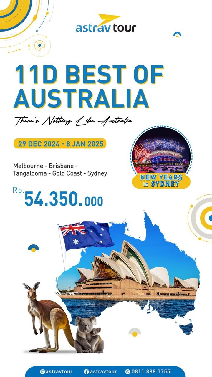 AUSTRALIA WITH ASTRAV TOUR