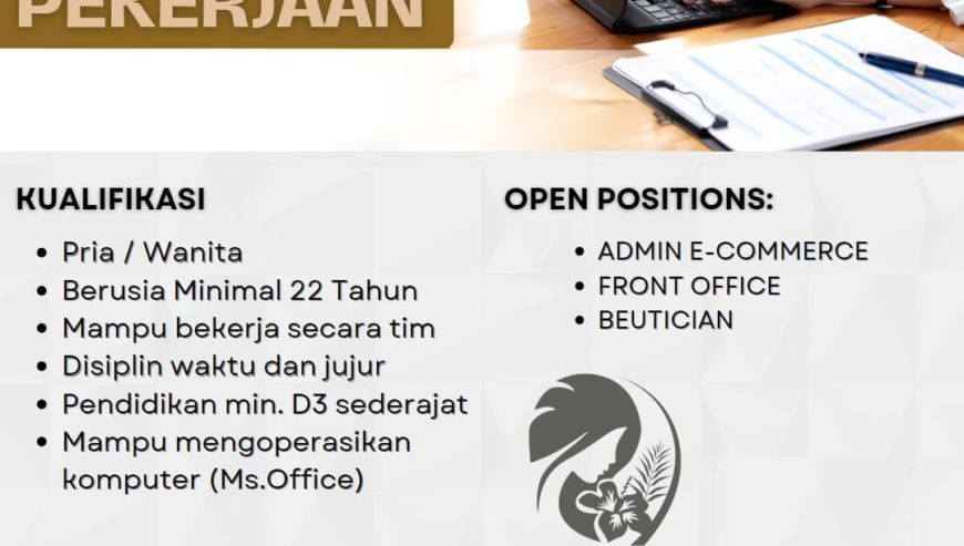 LOWONGAN KERJA MS GLOW