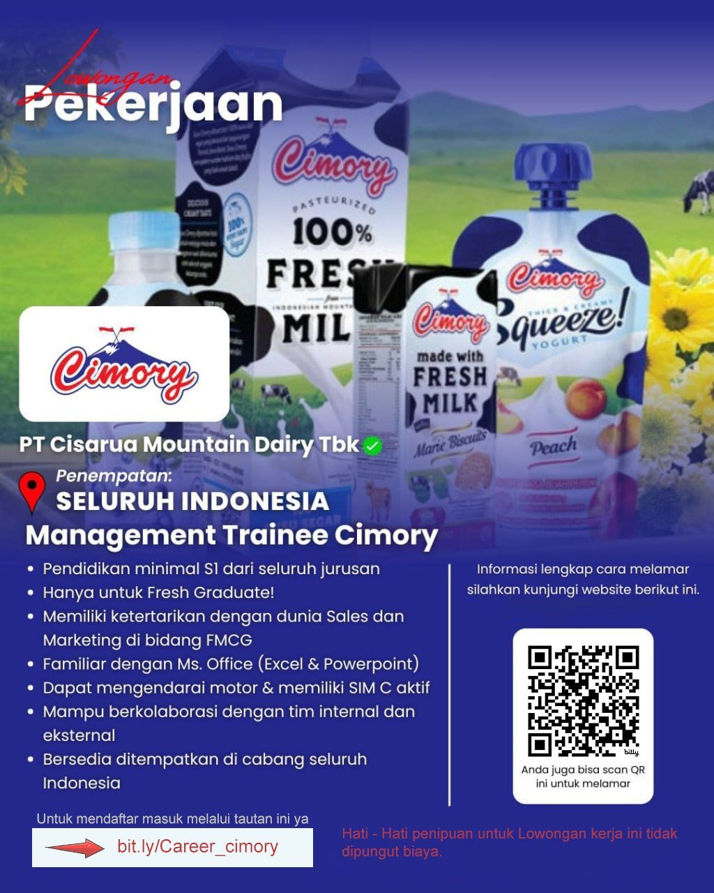 Lowongan Pekerjaan Segera Di Butuhkan