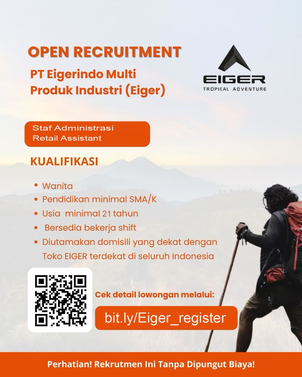 Di Butuhkan lowongan pekerjaan