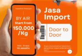 Jasa Import Eropa to Jakarta Door to Door