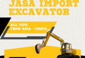 Jasa Import Excavator 081269925331