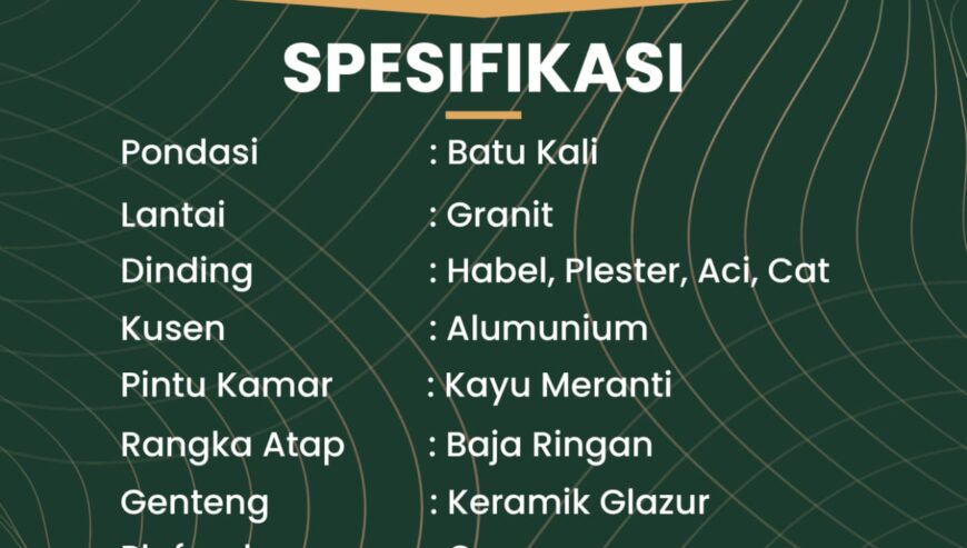 Dipasarkan Rumah Milenial Ready Stock