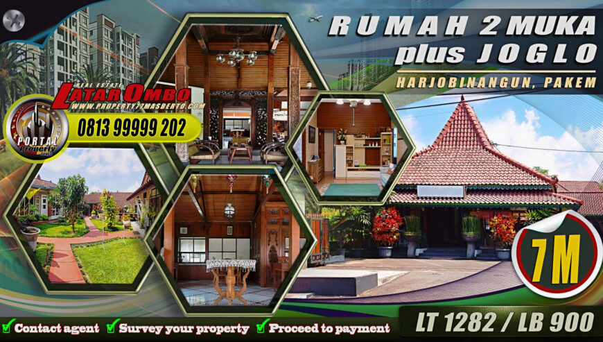 RUMAH Istimewa 2 Muka plus Joglo