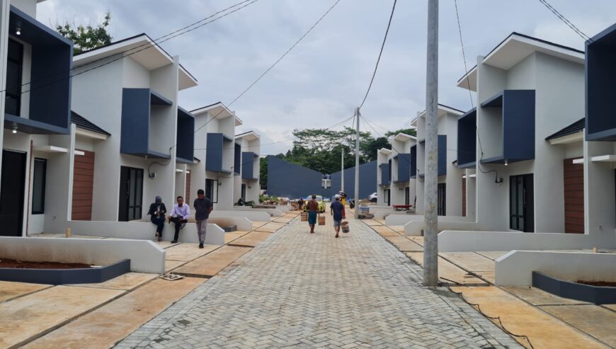 dijual rumah tanpa DP dekat stasiun dilalui angkutan umum