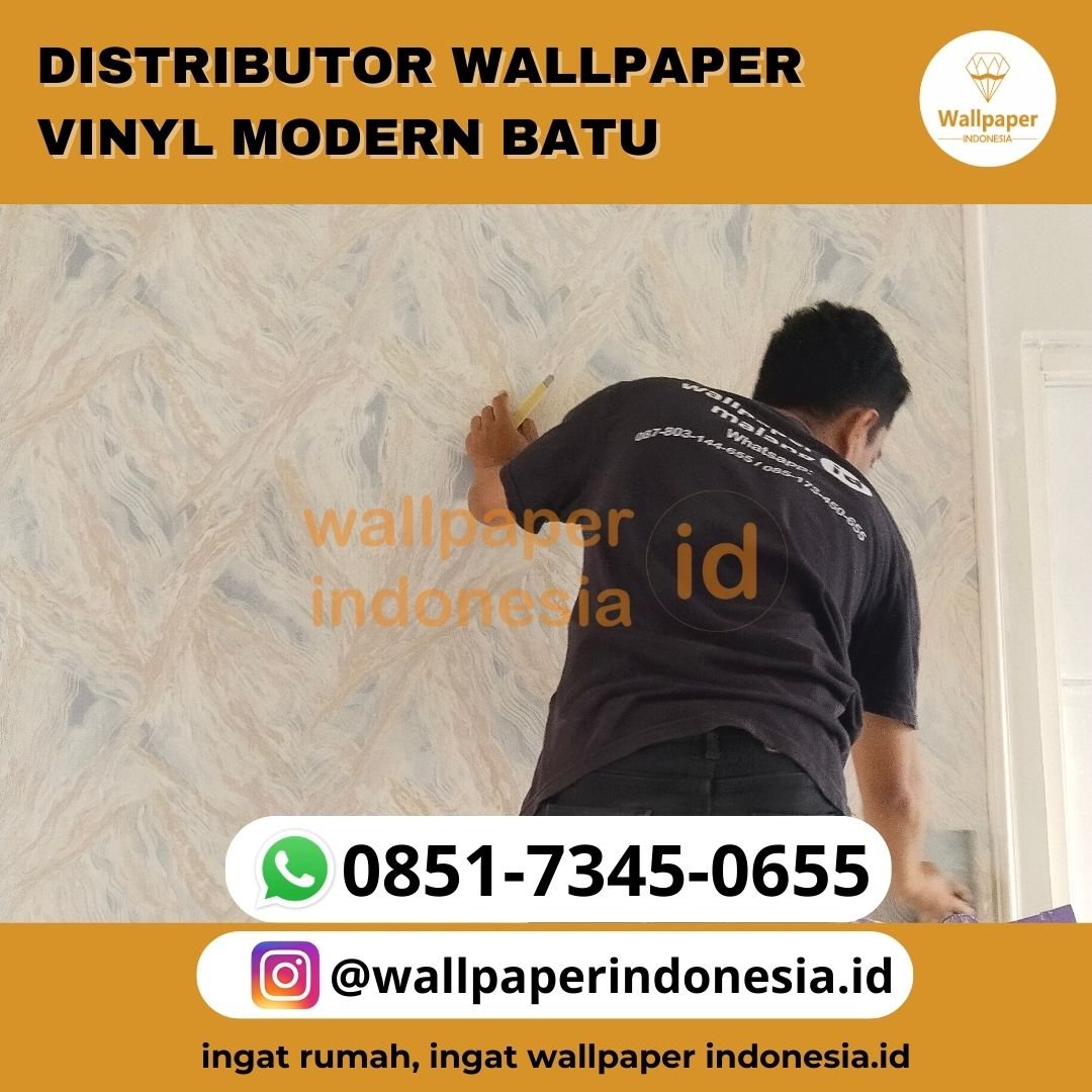 DISTRIBUTOR WALLPAPER VINYL MODERN BATU