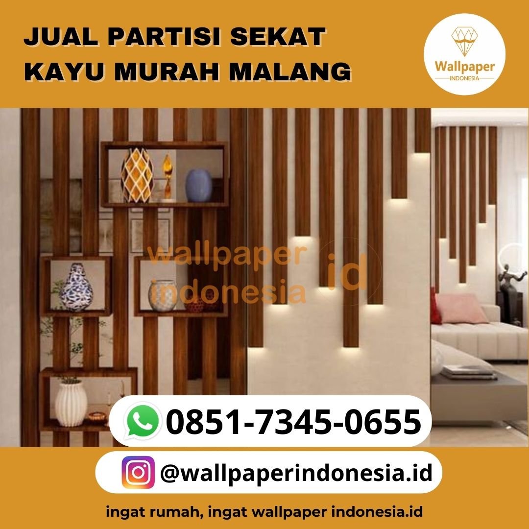 JUAL PARTISI SEKAT KAYU MURAH MALANG