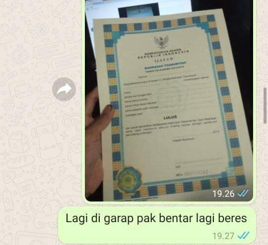 Pembuatan jasa ijazah asli terdaftar aman terpercaya